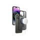 Чехол Metal Buttons with MagSafe Colorful для iPhone 12 Pro Max /black/